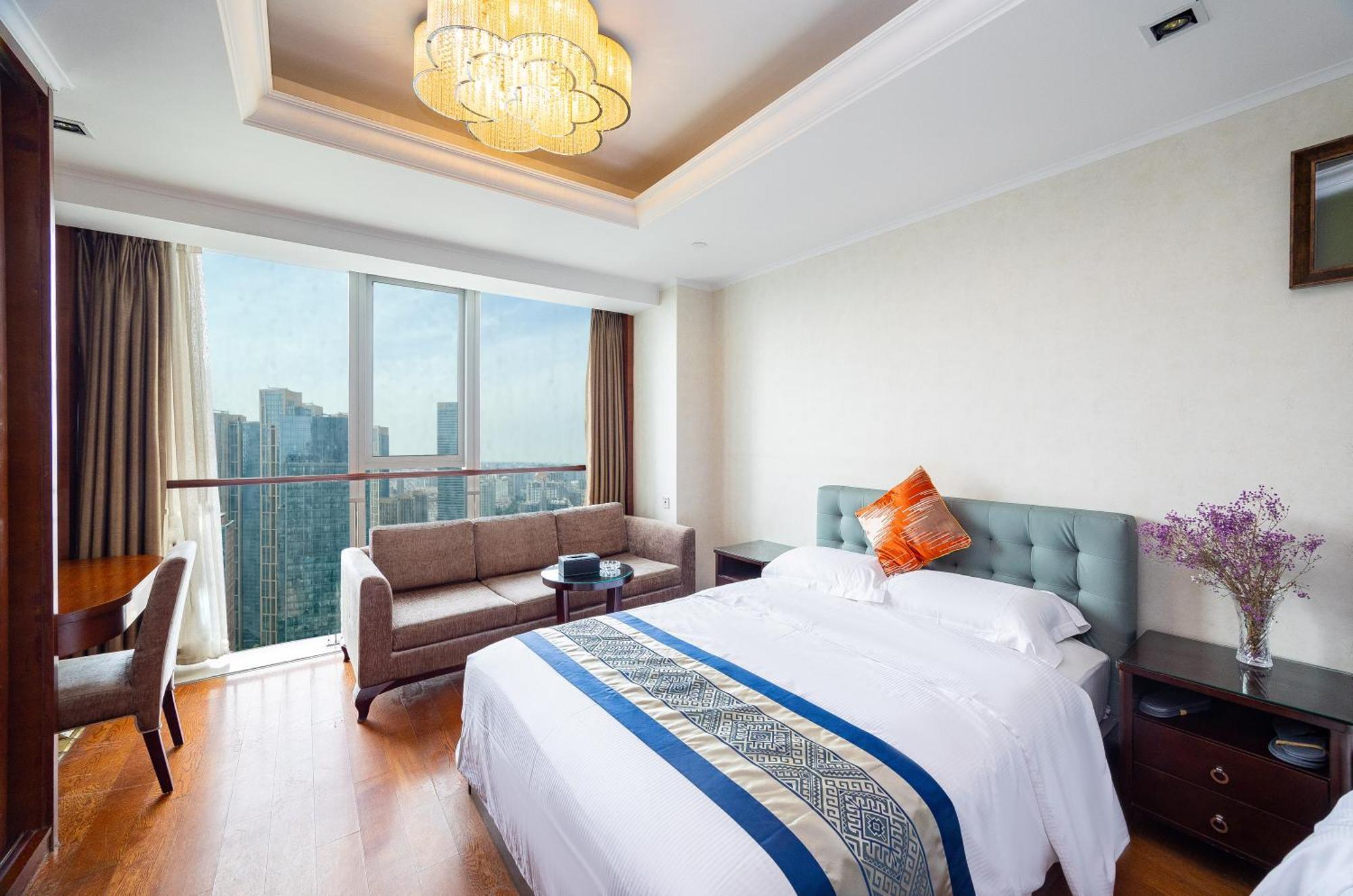 Qingdao Elegant Central Apartment Eksteriør billede